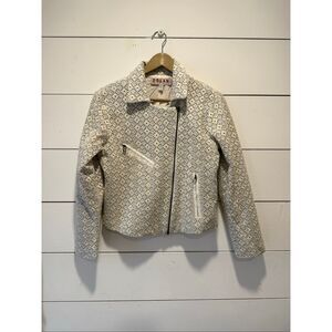 Anthropologie Dolan Women'sRossi Eyelet Moto Jacket Blazer Small